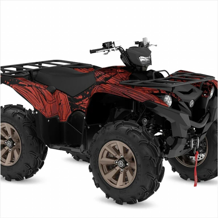 Shaded Rot M Version für Yamaha Grizzly ﻿700 2016+