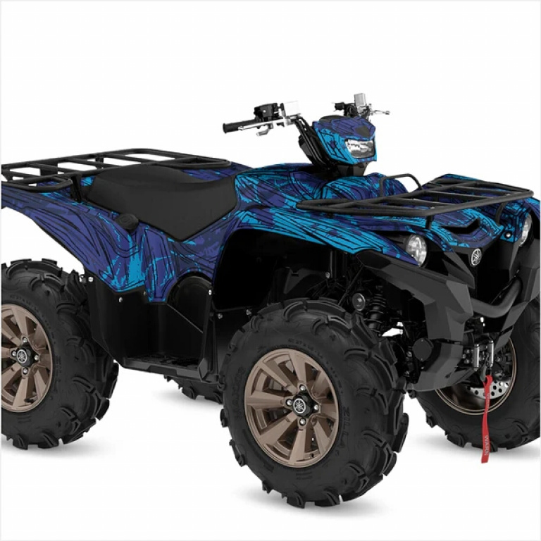 Shaded Blau XL Version für Yamaha Grizzly ﻿700 2016+
