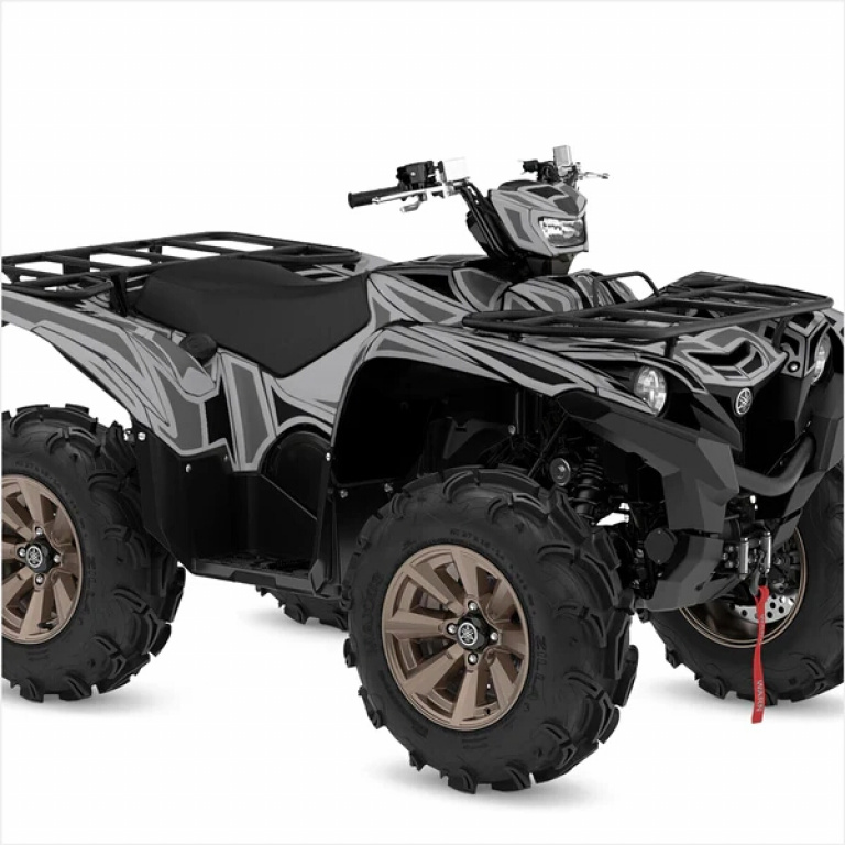 Simple Grau XL Version für Yamaha Grizzly ﻿700 2016+