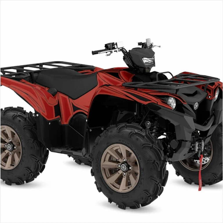 Simple Rot M Version für Yamaha Grizzly ﻿700 2016+