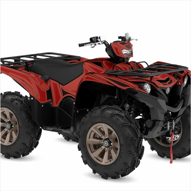 Simple Rot XL Version für Yamaha Grizzly ﻿700 2016+