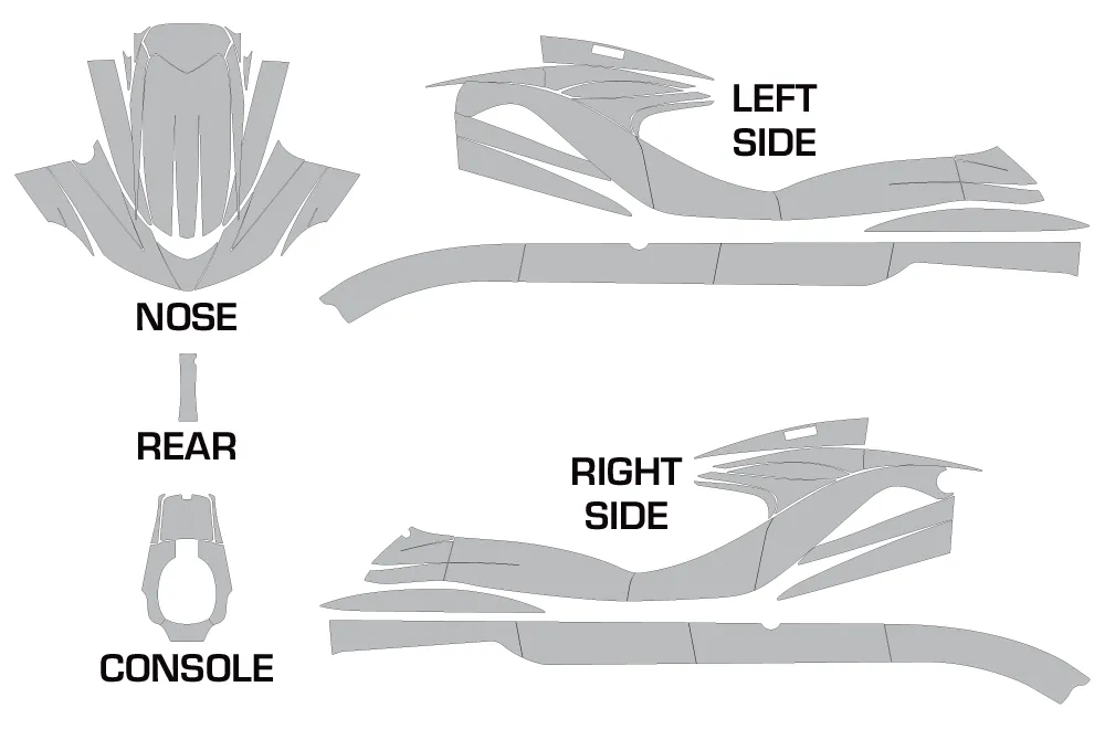 Cutting Pattern for the Yamaha Wave Runner 2002-2005