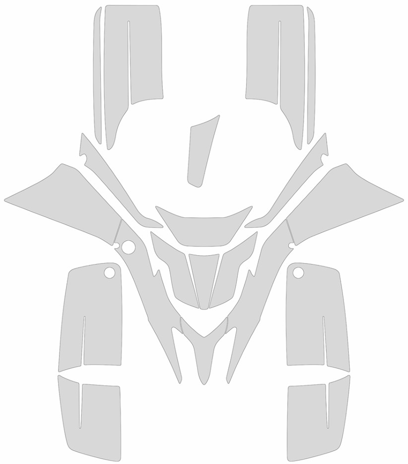 Cutting Pattern for Yamaha Blaster YFS 200
