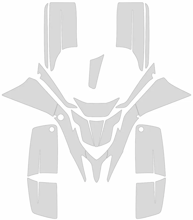 Cutting Pattern for Yamaha Blaster YFS 200
