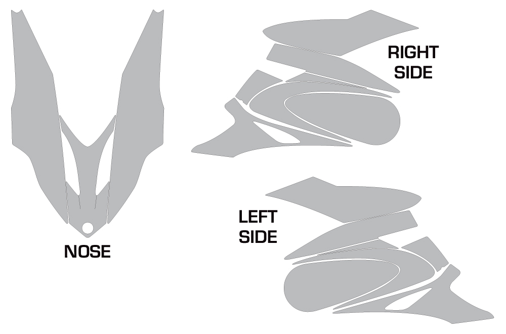 Schnittmuster für die Yamaha Apex 2006-2020