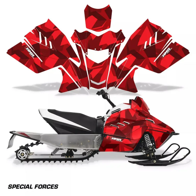 Special Forces Rot für Arctic Cat ZR 200 Schneemobil 2018-2024