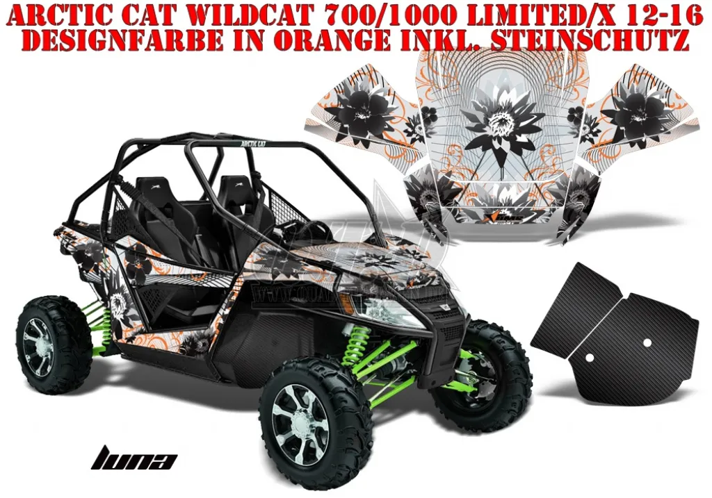 Luna Orange for Arctic-Cat Wildcat 700/1000 2012-2016