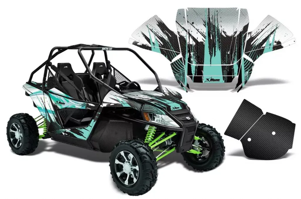 Carbon-X Mint Green for Arctic-Cat Wildcat 700/1000 2012-2016