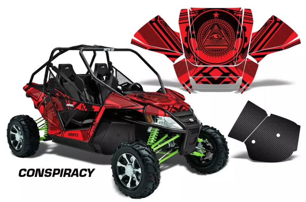 Conspiracy Red for Arctic-Cat Wildcat 700/1000 2012-2016