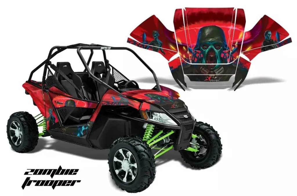 Zombie Trooper Red for Arctic-Cat Wildcat 700/1000 2012-2016