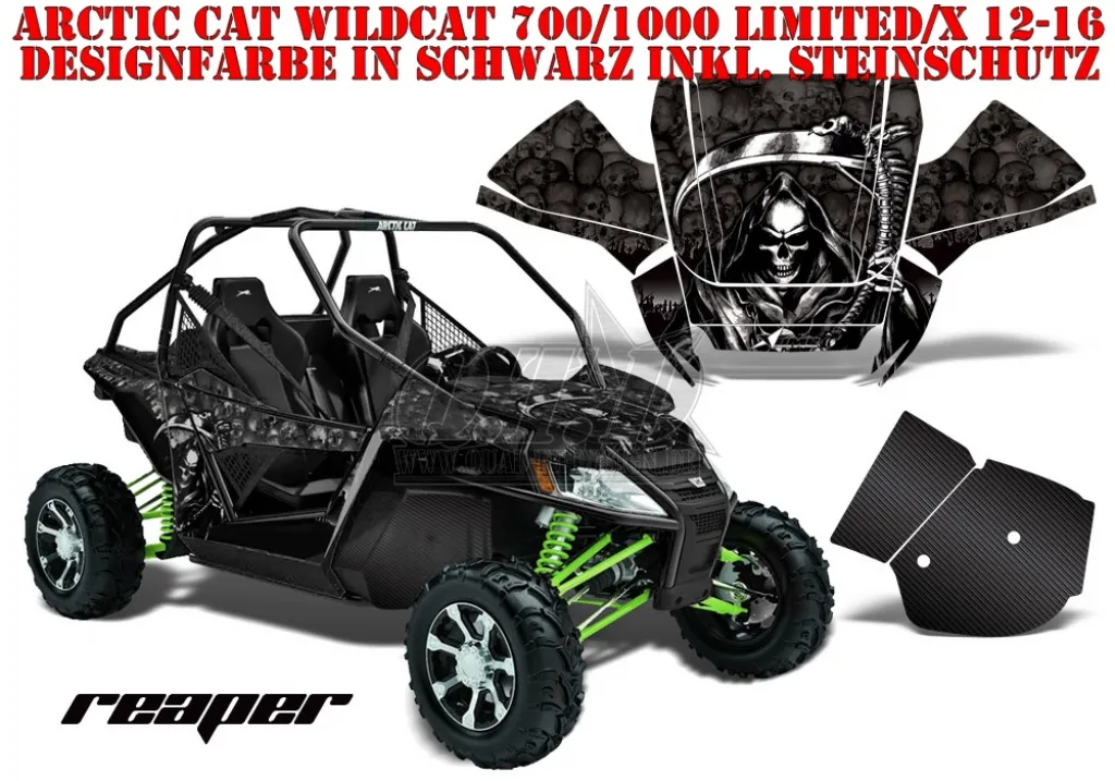 Reaper Black for Arctic-Cat Wildcat 700/1000 2012-2016