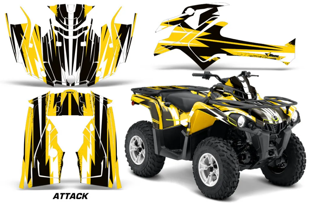 Attack Gelb für CAN-AM Outlander L 450/570 2014-2023