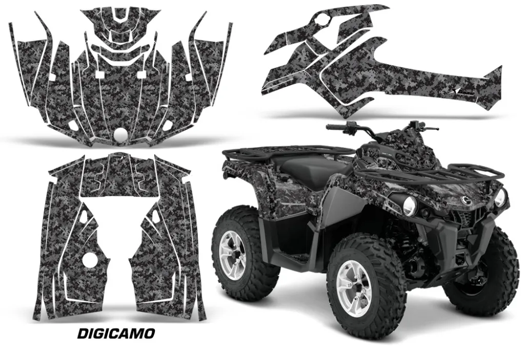 Digicamo Schwarz für CAN-AM Outlander L 450/570 2014-2023