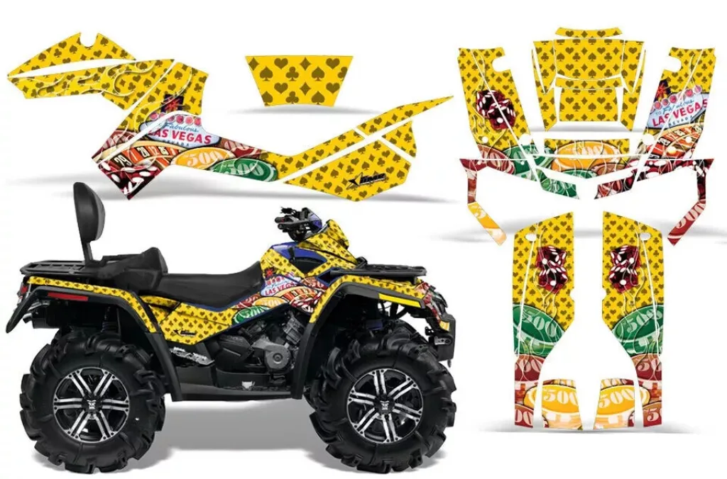 Vegas Baller Gelb für CAN-AM Outlander MAX 500/650/800 2006-2012