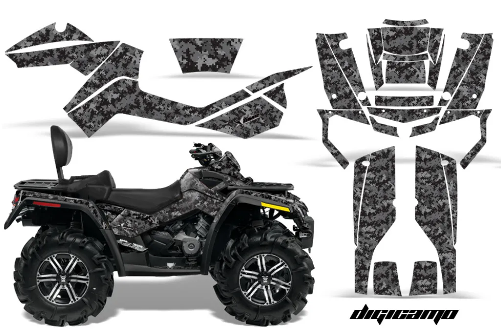 Digicamo Schwarz für CAN-AM Outlander MAX 500/650/800 2006-2012