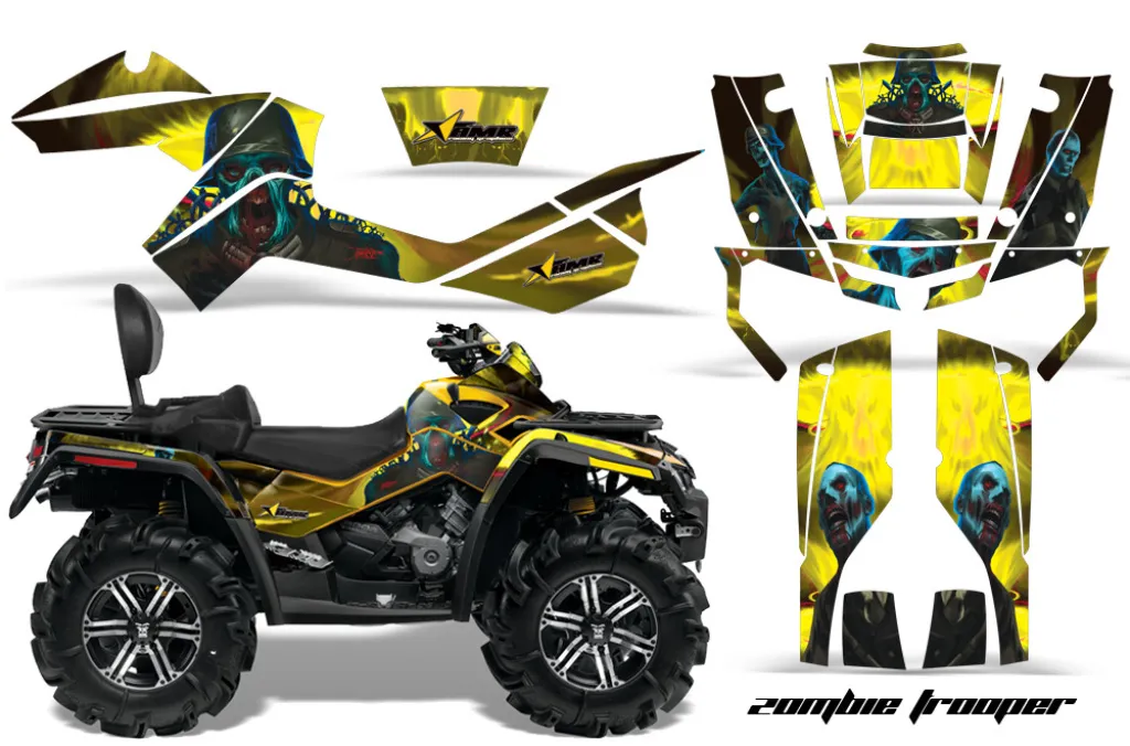 Zombie Trooper Gelb für CAN-AM Outlander MAX 500/650/800 2006-2012