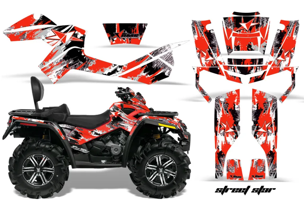 Street Star Rot für CAN-AM Outlander MAX 500/650/800 2006-2012