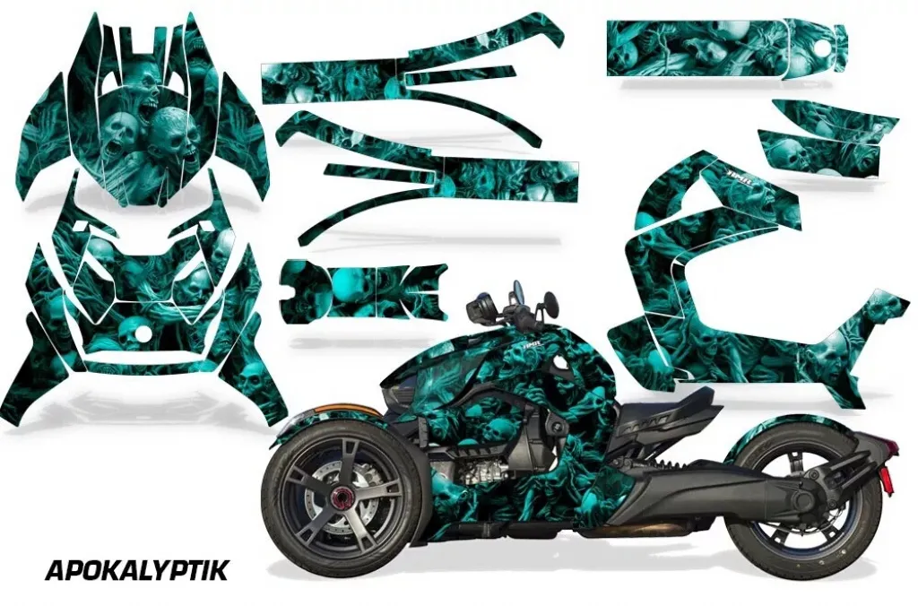 Apokalyptik Teal Blue for CAN-AM Ryker Rally 2018-2021