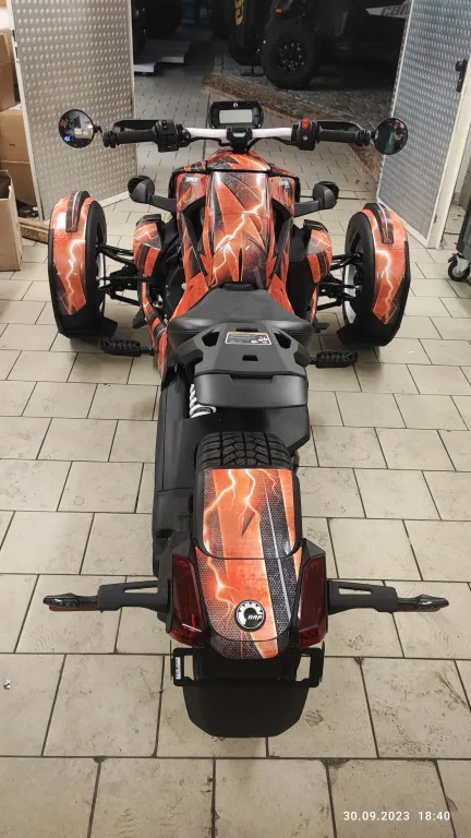 Metal Thunder Design color = Orange for CAN-AM Ryker Rally 2022+