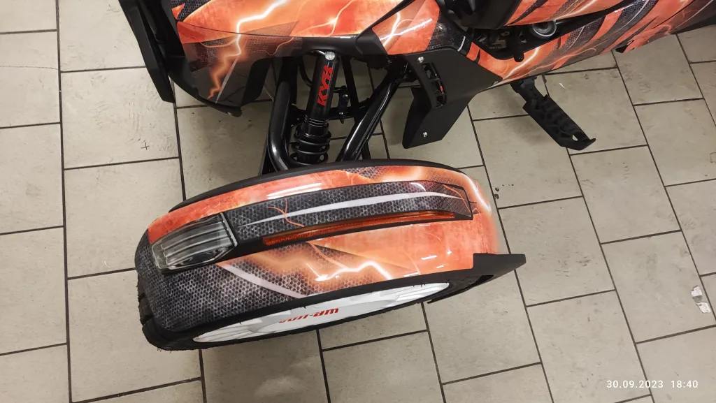 Metal Thunder Design color = Orange for CAN-AM Ryker Rally 2022+