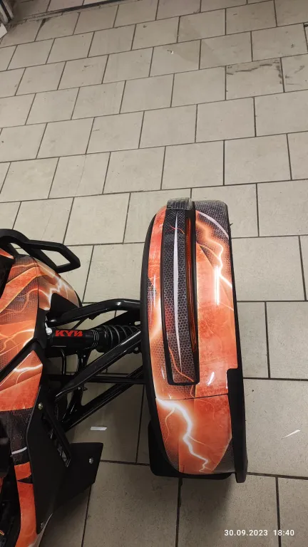 Metal Thunder Design color = Orange for CAN-AM Ryker Rally 2022+