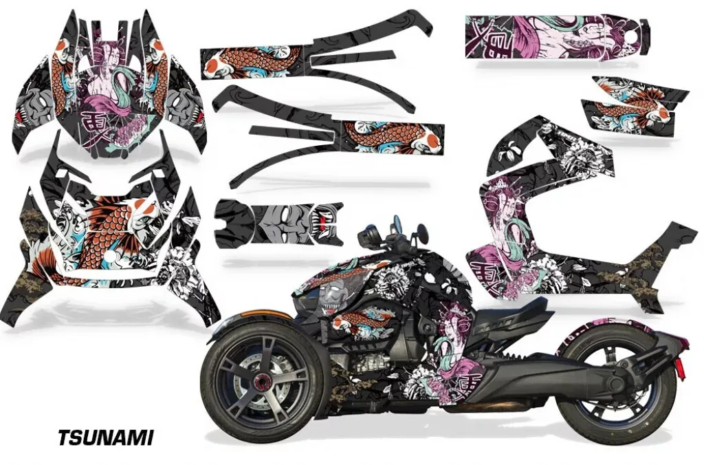 Tsunami Black for CAN-AM Ryker Rally 2018-2021