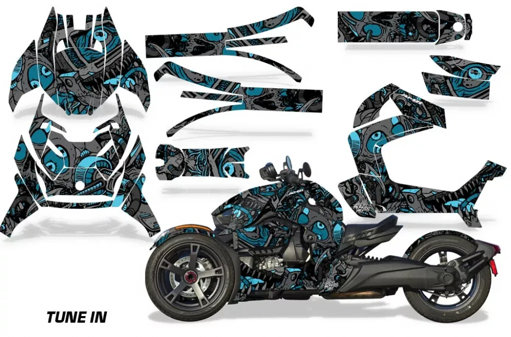 Tune In Aqua Blue for CAN-AM Ryker Rally 2018-2021