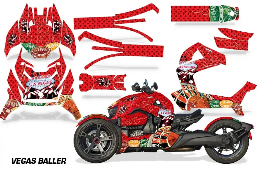 Vegas Baller Red for CAN-AM Ryker Rally 2018-2021