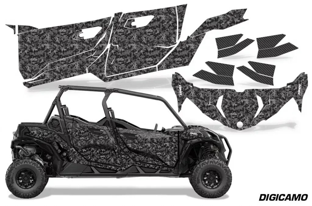 Digicamo Schwarz für CAN-AM BRP Maverick Sport MAX 4 Türer ab 2019+