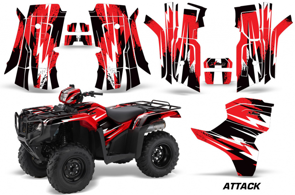 Attack Red for Honda Fourtrax TRX 500 Foreman 2014-2019