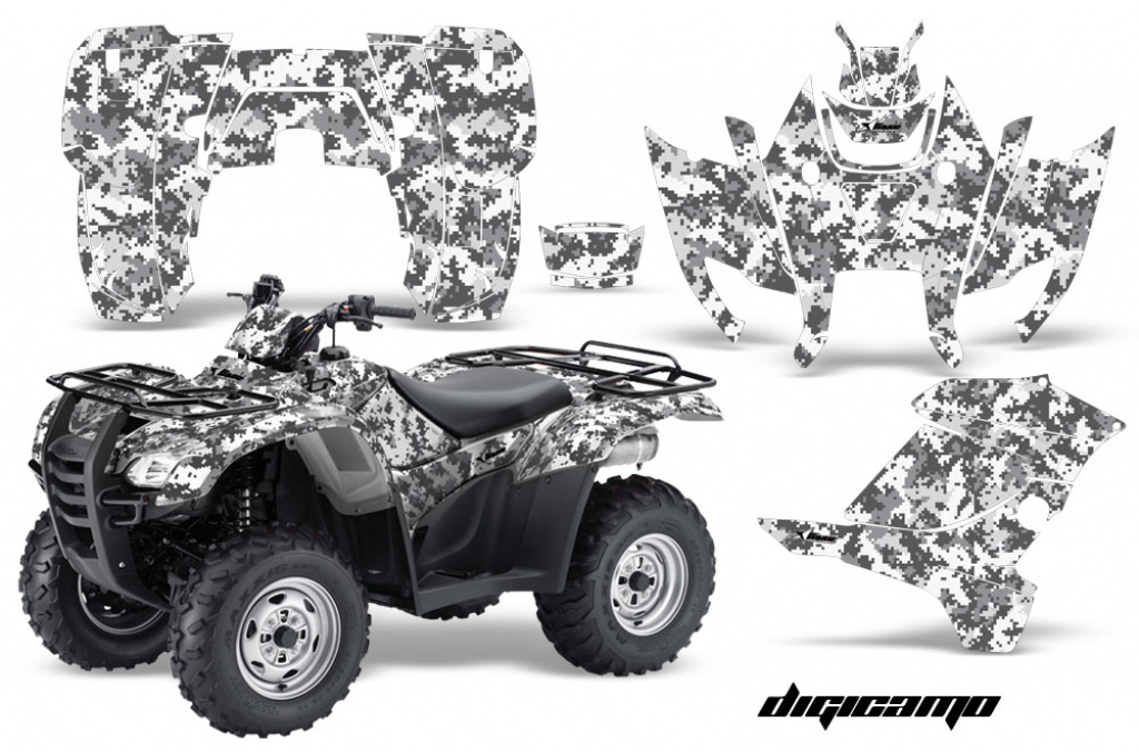 Digicamo White for Honda Rancher/Rancher AT 2007-2013
