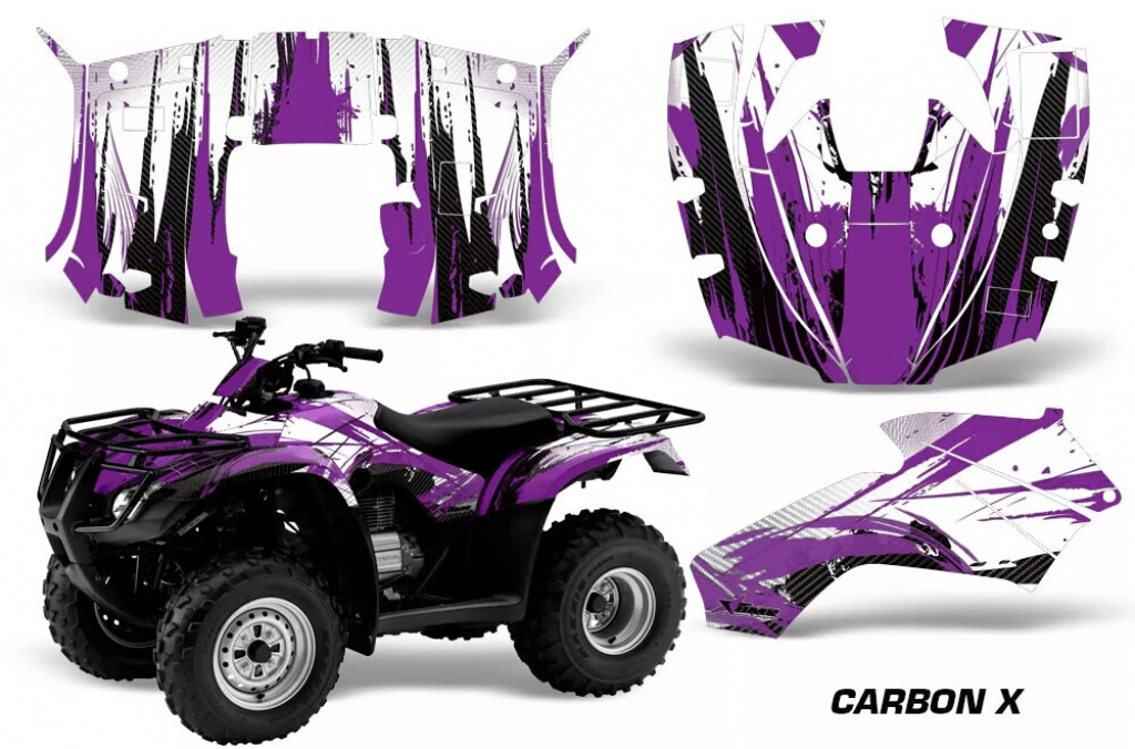 Carbon-X Purple for Honda Recon ES Fourtrax 2005-2018