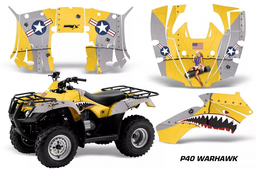 P40-Warhawk Yellow for Honda Recon ES Fourtrax 2005-2018
