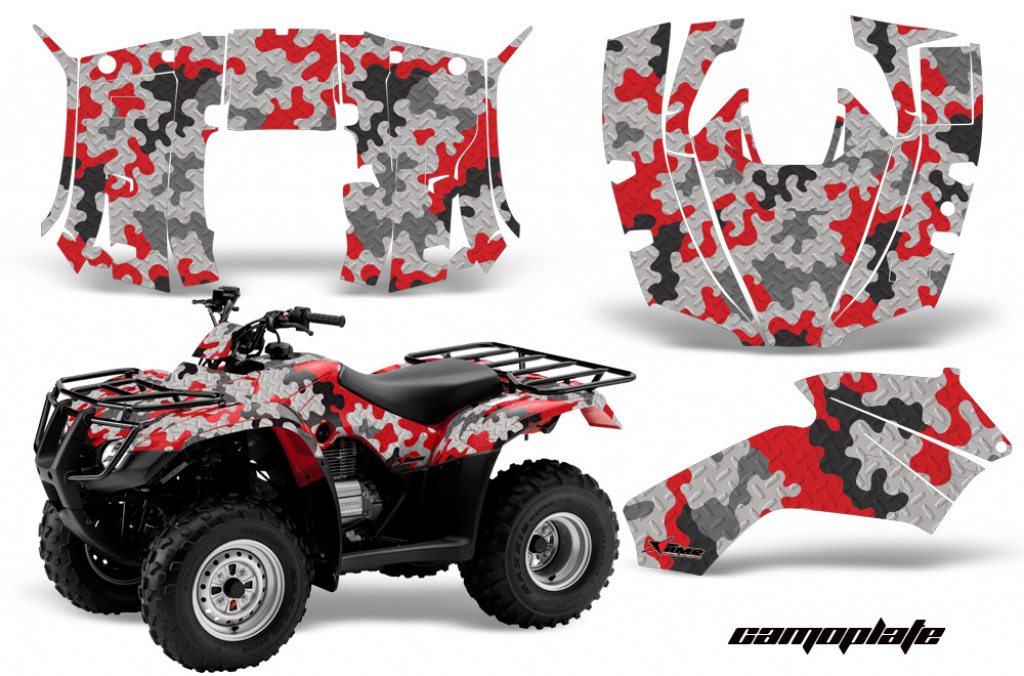 Camoplate Red for Honda Recon ES Fourtrax 2005-2018