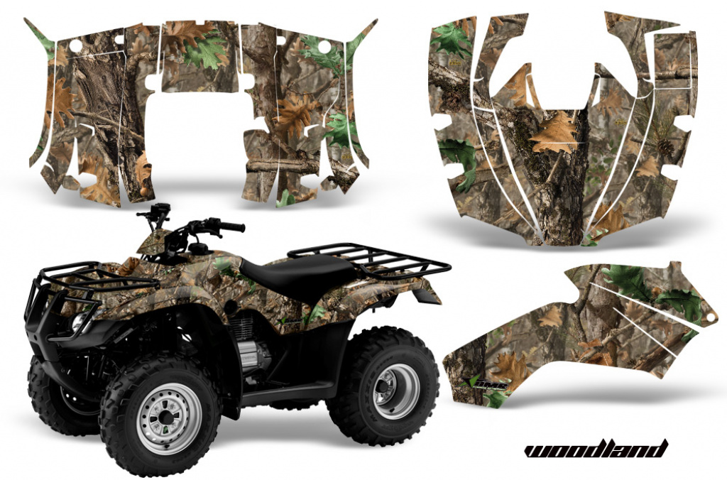 Woodland Camo for Honda Recon ES Fourtrax 2005-2018