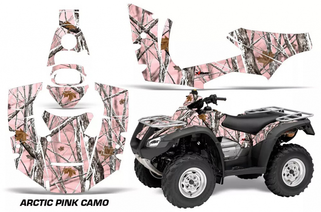 Arctic Pink Camo for Honda Rincon/TRX 680 2006-2018