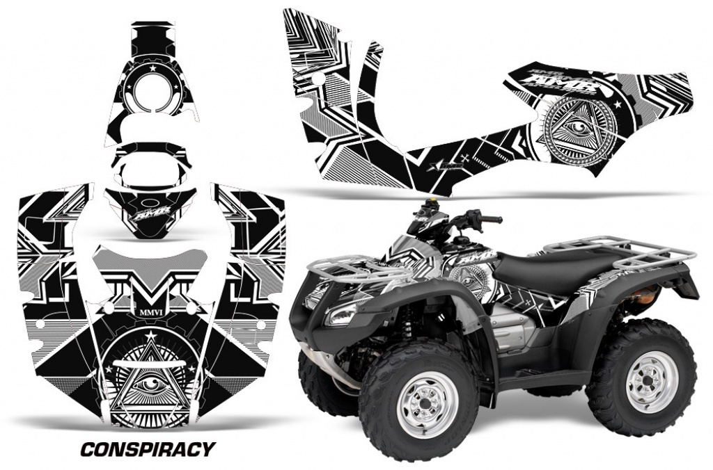 Conspiracy White for Honda Rincon/TRX 680 2006-2018