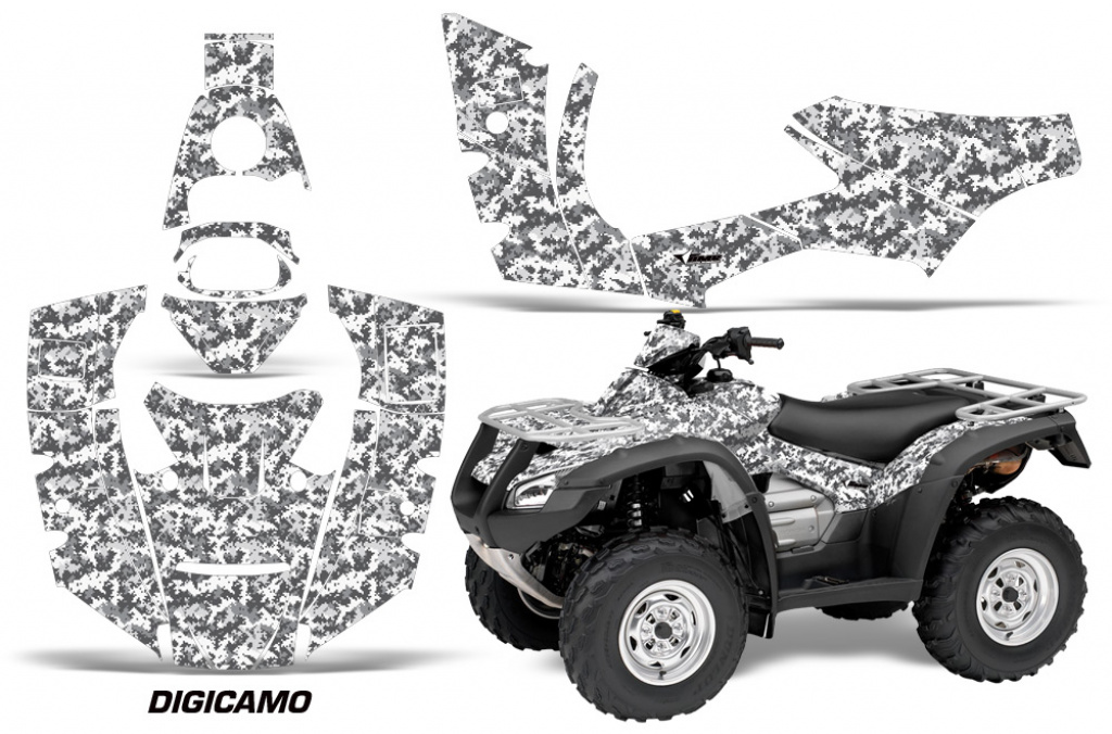 Digicamo White for Honda Rincon/TRX 680 2006-2018