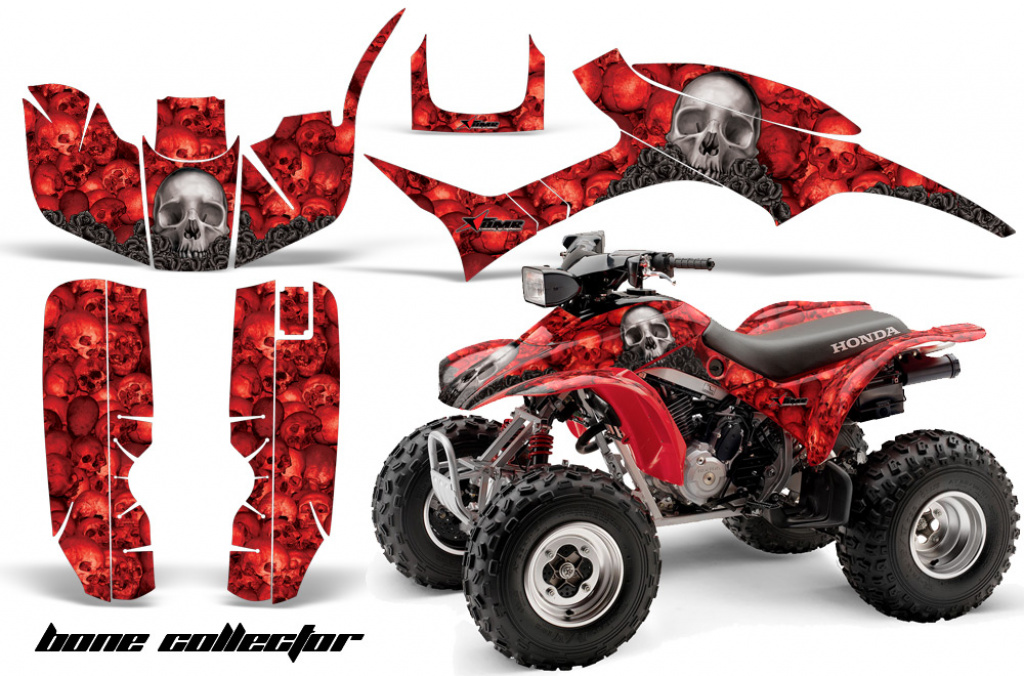 Bone Collector Red for Honda TRX 300EX 1993-2006