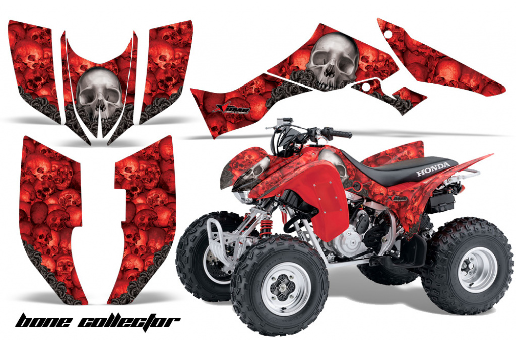 Bone Collector Red for Honda TRX 300EX 2007-2013