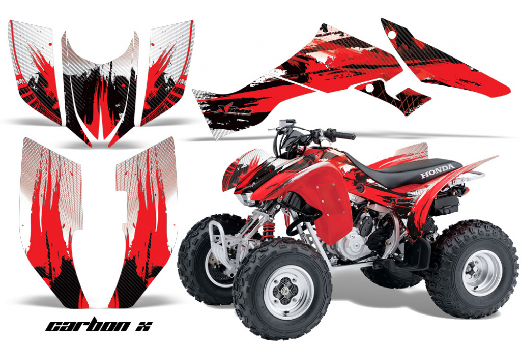Carbon-X Red for Honda TRX 300EX 2007-2013