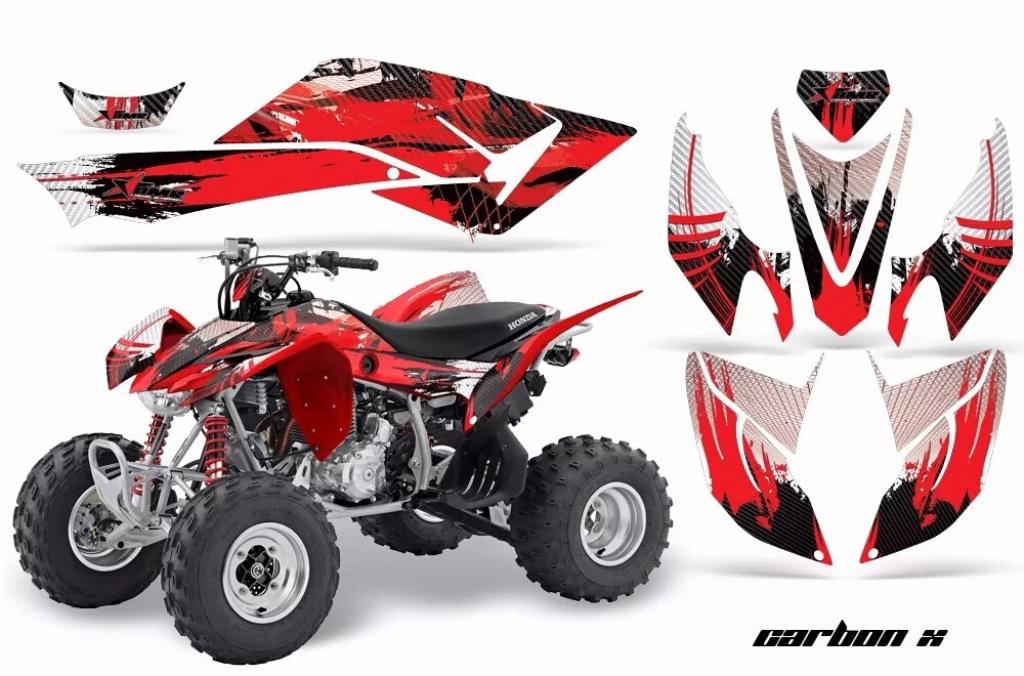 Carbon-X Red for Honda TRX 400EX 2008-2016