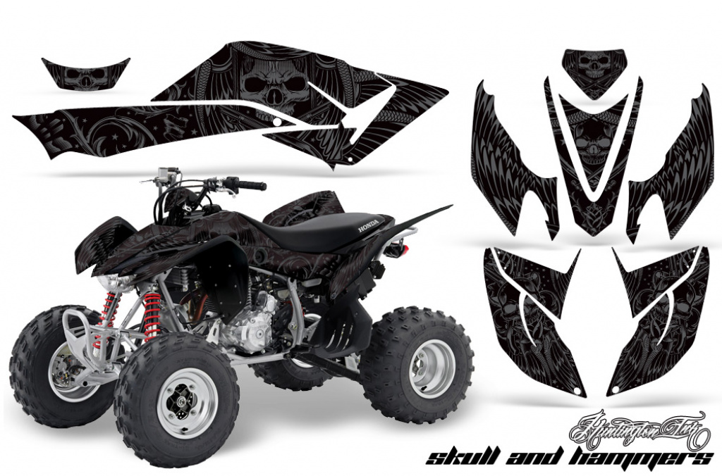 Skulls N Hammers Silver for Honda TRX 400EX 2008-2016