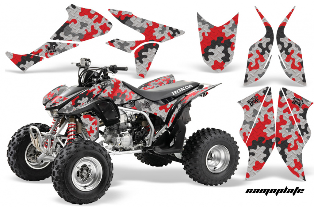 Camoplate Red for Honda TRX 450R 2004-2016