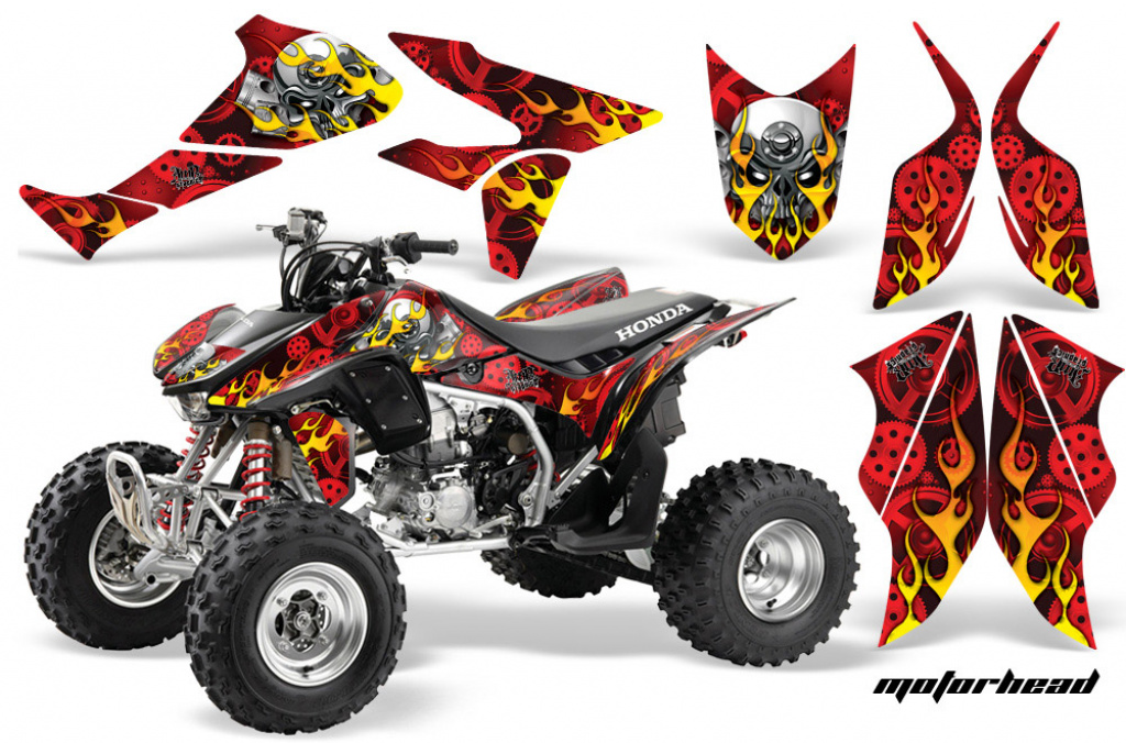 Motorhead Red for Honda TRX 450R 2004-2016