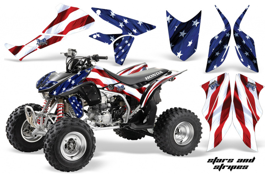 Stars and Stripes for Honda TRX 450R 2004-2016