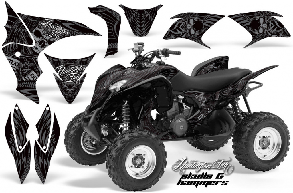 Skulls N Hammers Black for Honda TRX 700xx 2008-2015