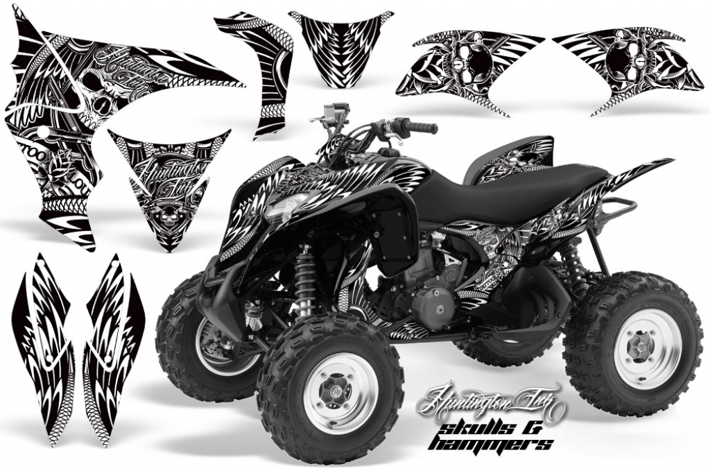 Skulls N Hammers White for Honda TRX 700xx 2008-2015