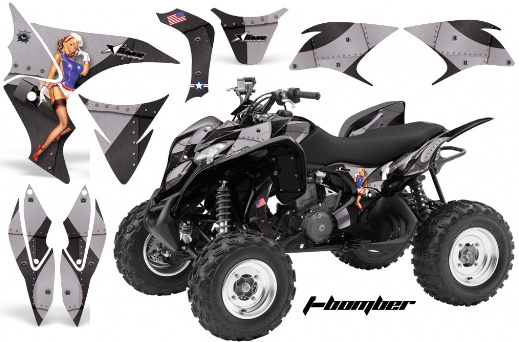 T-Bomber Black for Honda TRX 700xx 2008-2015
