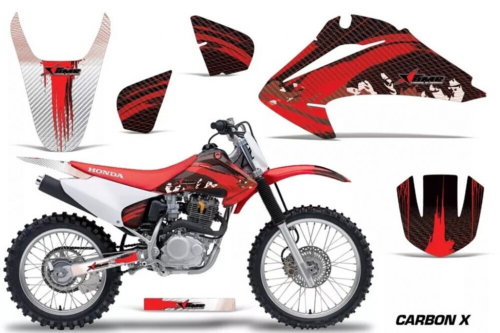 Carbon-X Red without number plates for Honda CRF150F-CRF230F 2003-2007